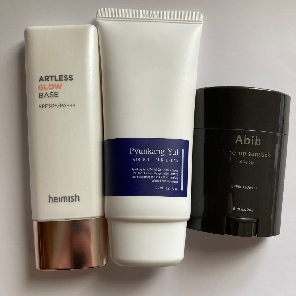 Korean Sunscreen Skincare Bundle